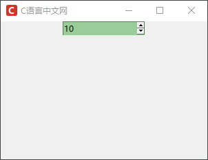 spinbox组件